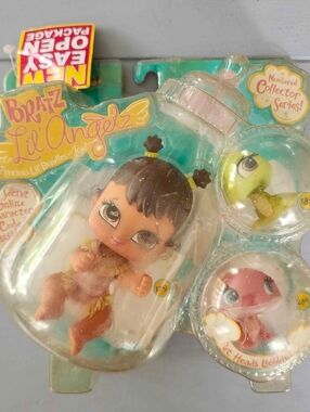 Vintage Bratz lil Angelz Baby Mini Doll With Pets Yasmin